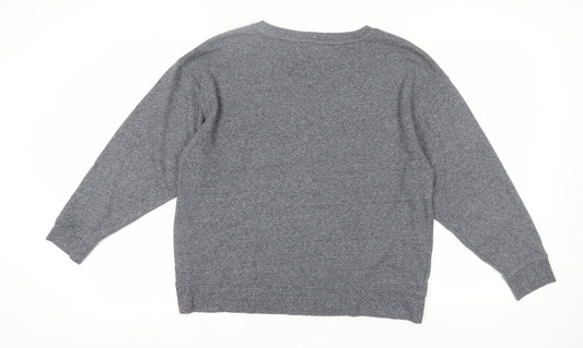 Calvin Klein Women's Grey Pullover Logo Sweatshirt XL