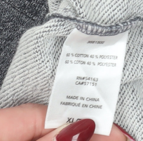Calvin Klein Women's Grey Pullover Logo Sweatshirt XL