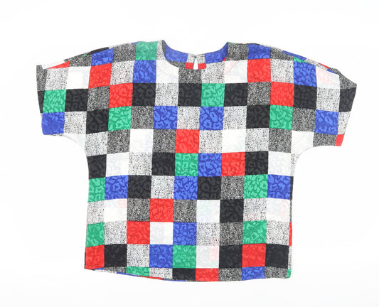 Nicola Women’s Multicoloured Check T-Shirt L