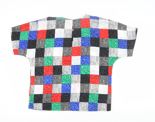 Nicola Women’s Multicoloured Check T-Shirt L