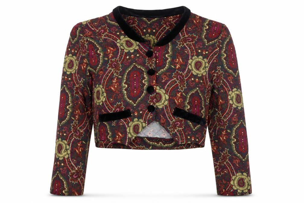 Womens UK Size 12 L.G. Star Multicoloured Rayon Blouse