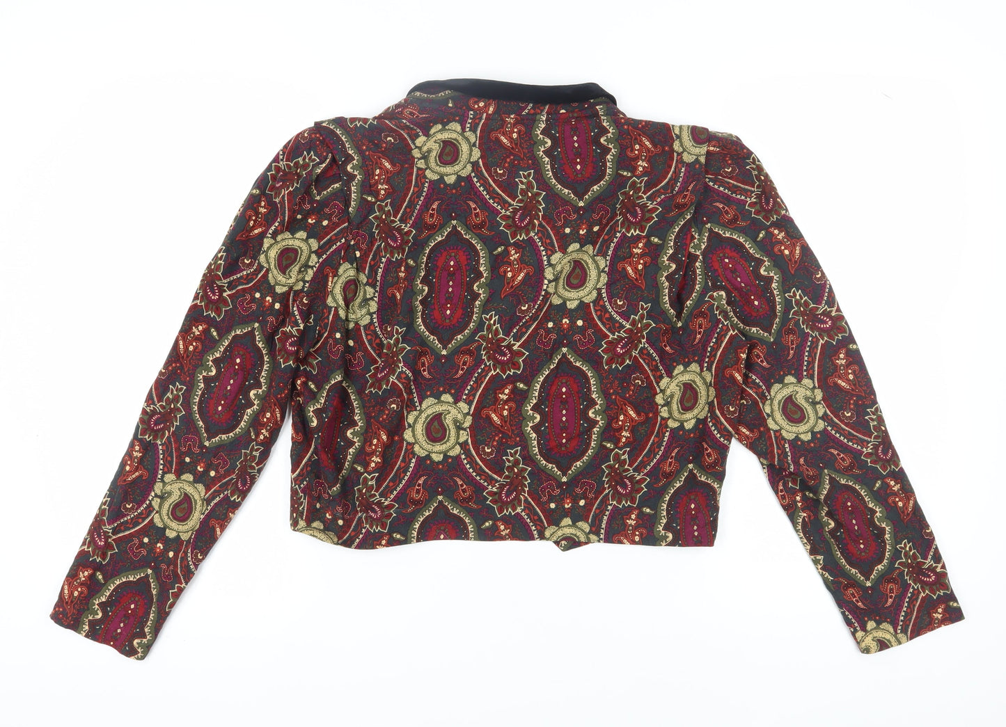 L.G. Star Women’s Multicoloured Paisley Cropped Jacket, Size 12