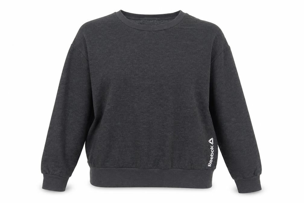 Unisex Adults UK M Regular Reebok Grey Pullover Sweatshirt