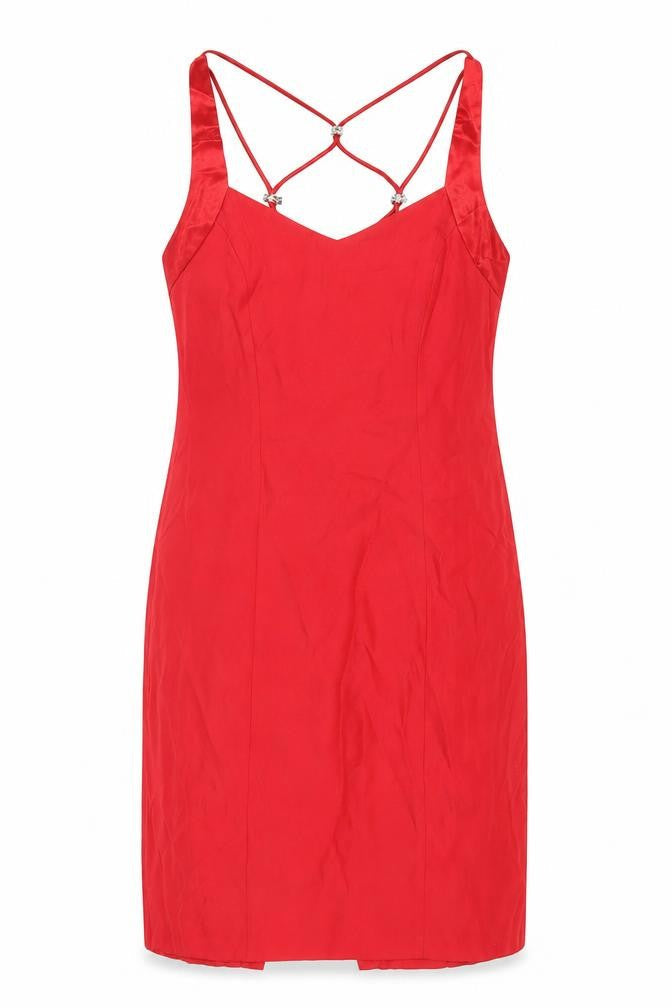 Niki Livas Red Sheath Dress, Party, Size 10