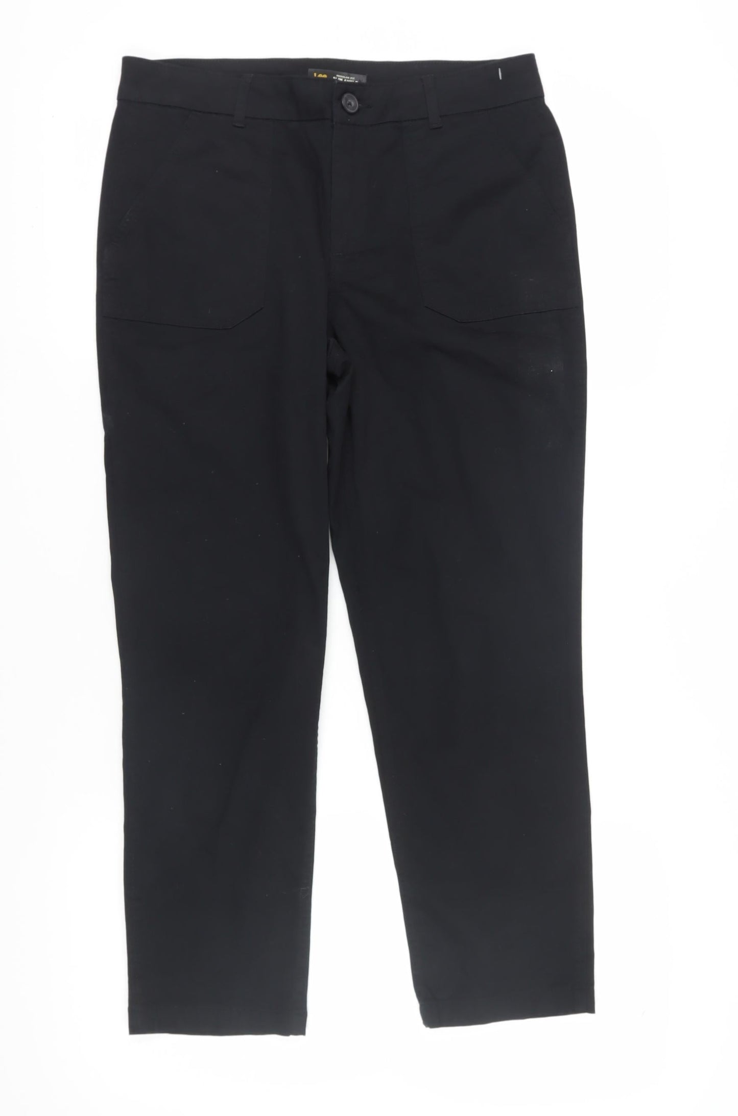 Lee Women's Black Slim Ankle Trousers - Size 10