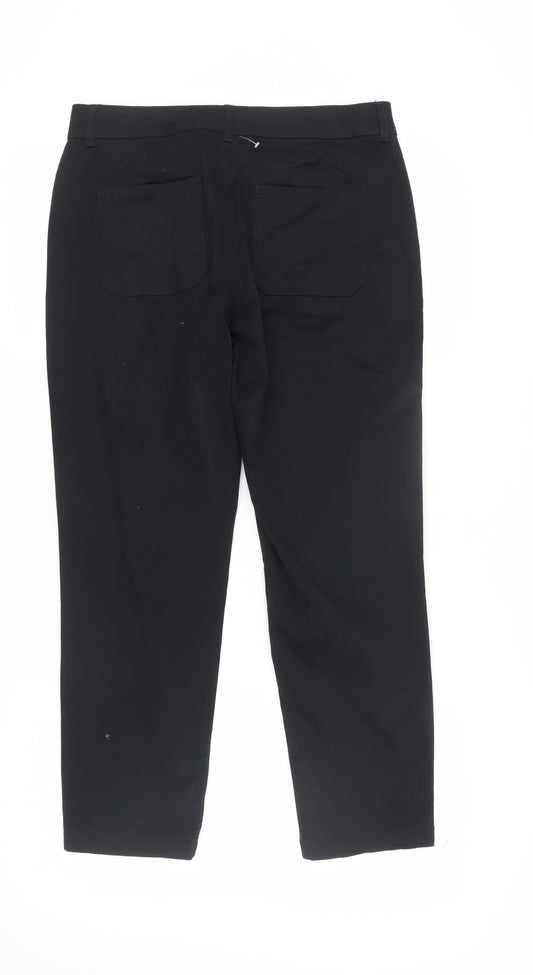Lee Women's Black Slim Ankle Trousers - Size 10