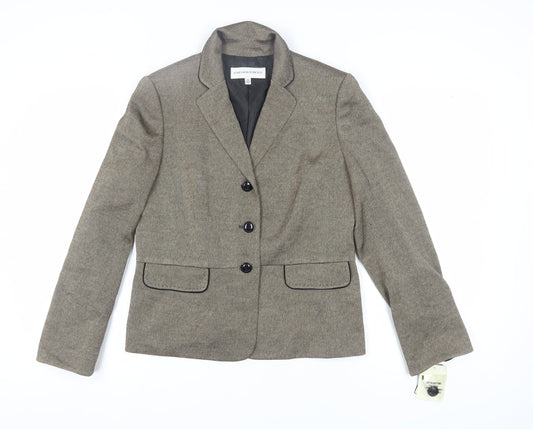 Jones New York Women’s Brown Blazer, Size 12, Classic Style