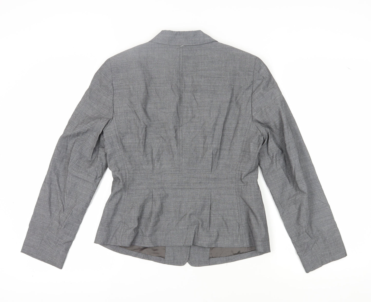 Jones New York Grey Women's Petite Blazer, Size 12, Business Wear