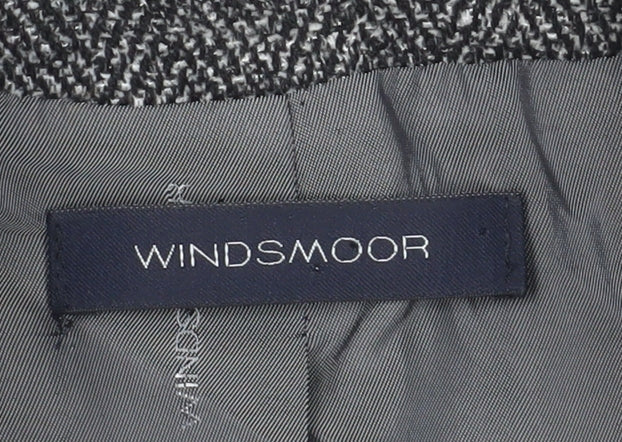 Windsmoor Women's Grey Tweed Jacket Size 12