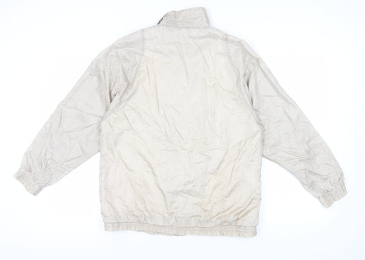 Haband Women's Beige Nylon Basic Jacket M