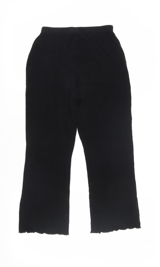 Chico's Women's Black XS Elastic Waist Trousers