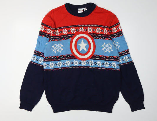 Marvel Men's XL Multicoloured Pullover Jumper