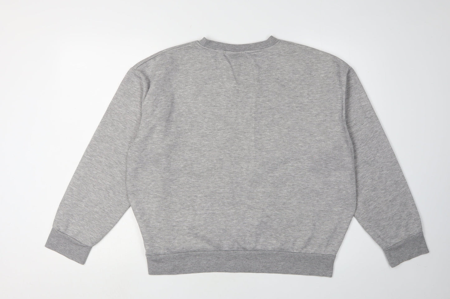 Disney Women's Grey Mickey & Minnie Sweatshirt M