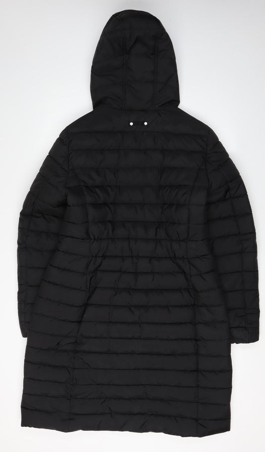 Joules Women's Black Puffer Jacket Coat Size 4