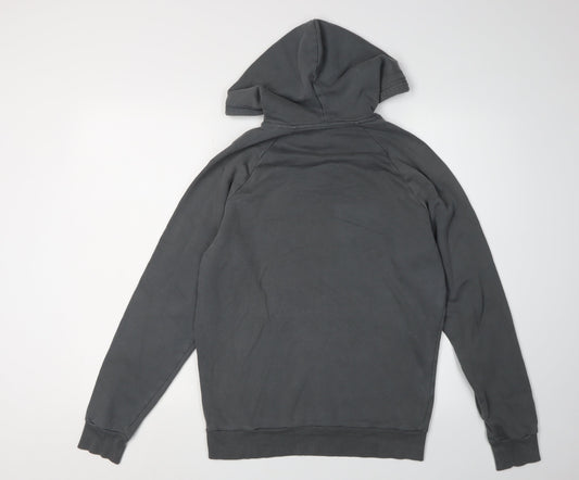 Under Armour Boys Grey Pullover Hoodie XS - Stylish and Cozy