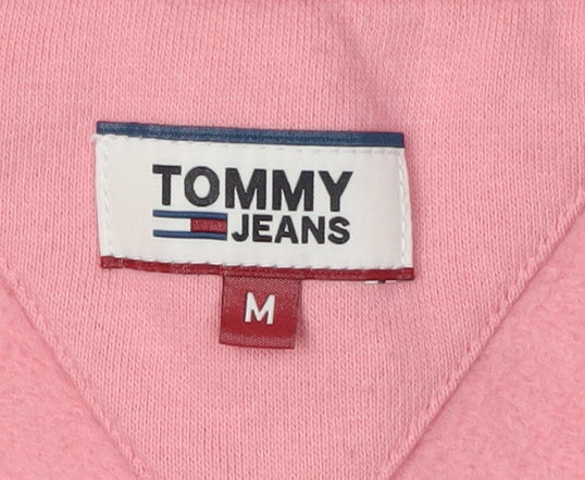 Tommy Jeans Pink Pullover Sweatshirt Women's M