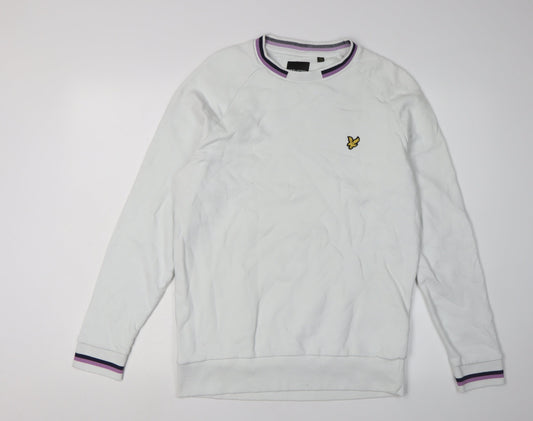 Lyle & Scott Men's White Pullover Sweatshirt M