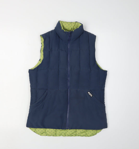 Puffa Blue Unisex Padded Waistcoat XS Casual
