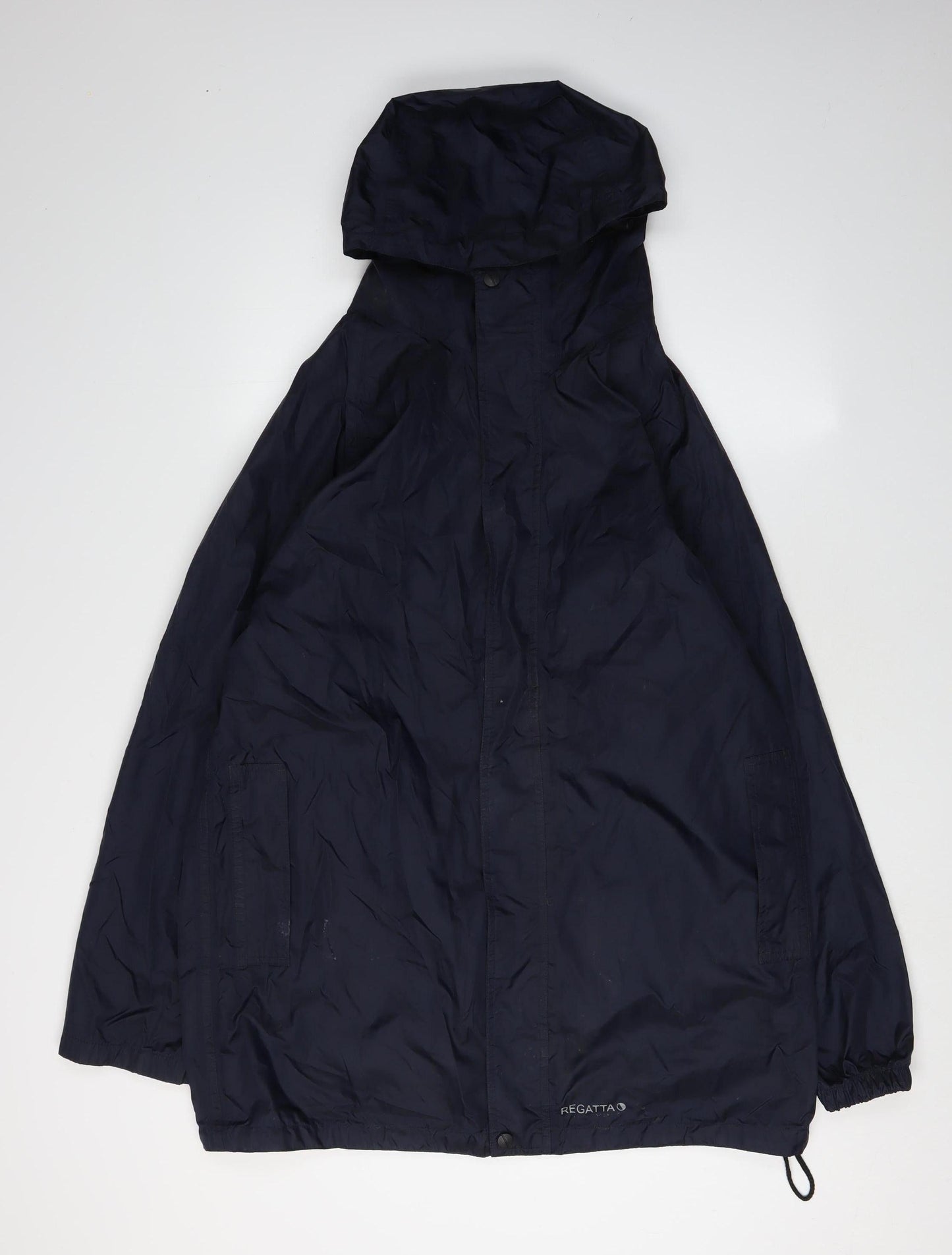 Regatta Men's Black Waterproof Hooded Rain Jacket M