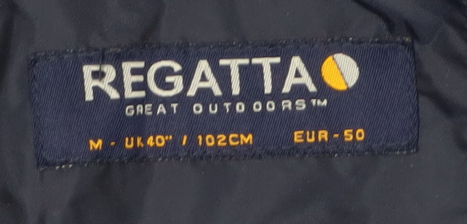 Regatta Men's Black Waterproof Hooded Rain Jacket M