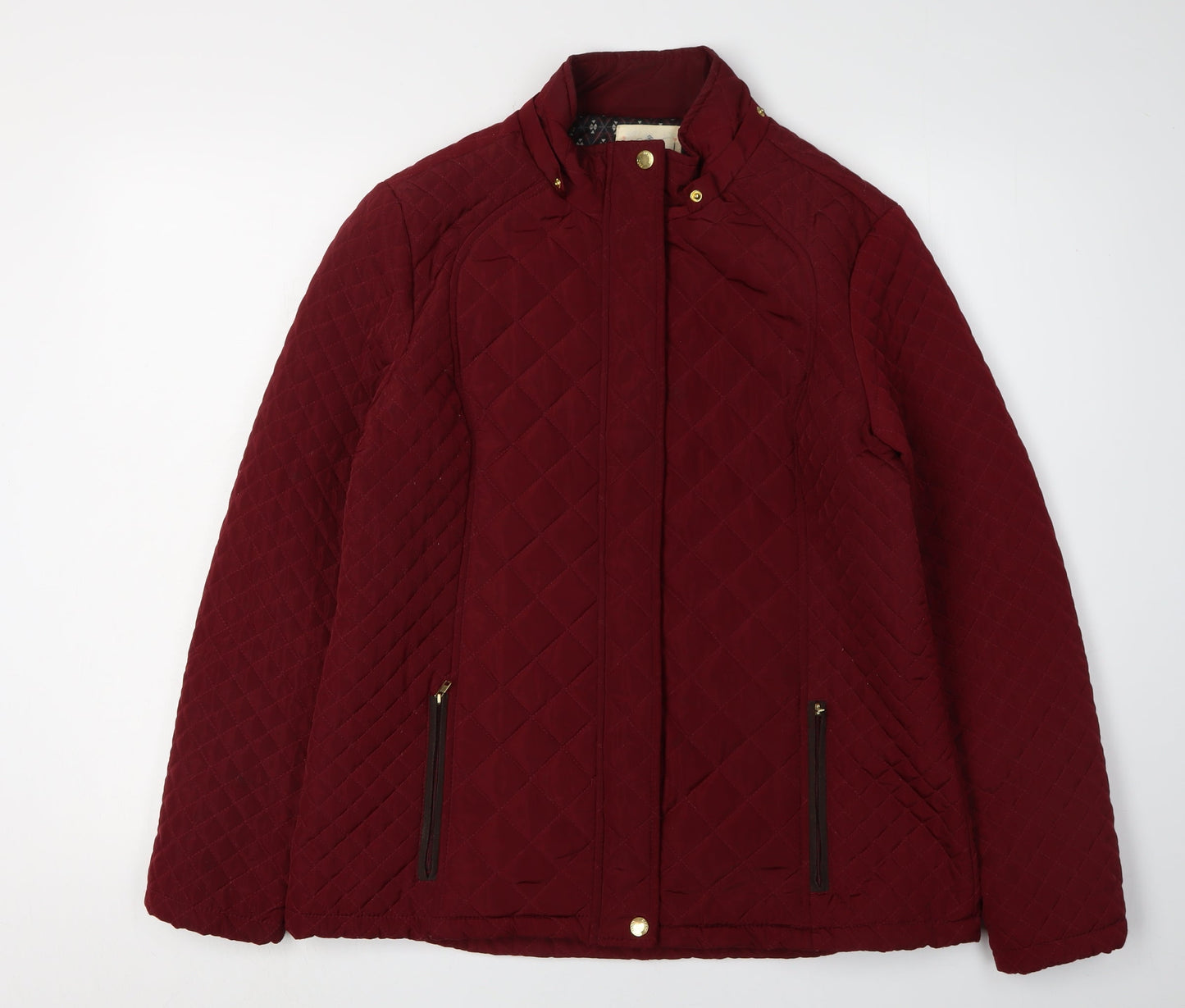 Beacan Cove Women's Red Quilted Jacket Size 12