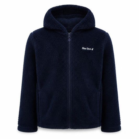 Peter Storm Boys Blue Hooded Jacket 13Y Full Zip