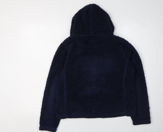 Peter Storm Boys Blue Hooded Jacket 13Y Full Zip