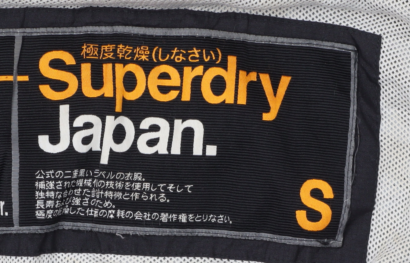 Superdry Men's Black Windbreaker Jacket Size S