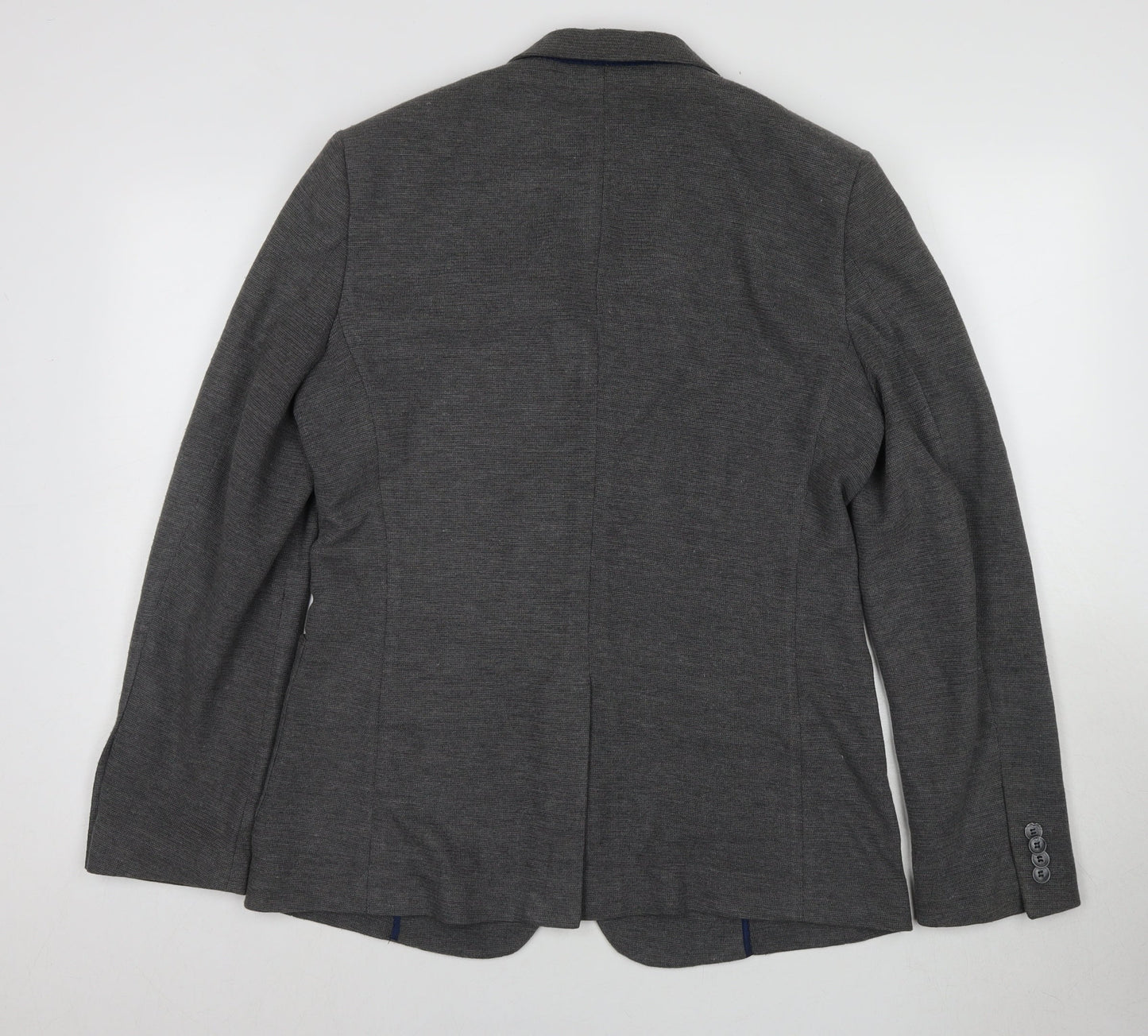 Steel & Jelly Grey Men's Blazer, Size 40R, Two-Button Notch