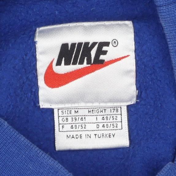 Nike Men's Blue Pullover Sweatshirt M Logo Graphic