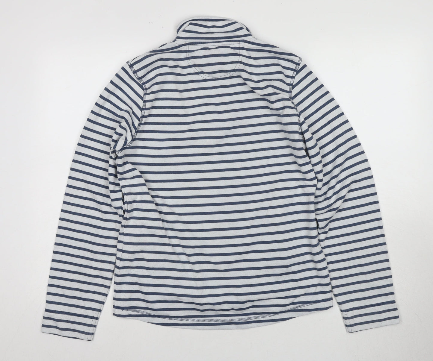 Regatta Blue Women's Striped Pullover Sweatshirt, Size 10