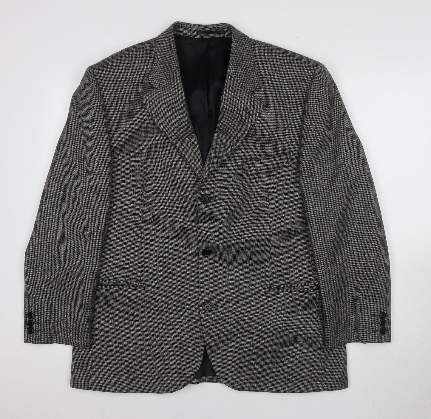 Lino Vierra Men's Grey Wool Blazer 42S