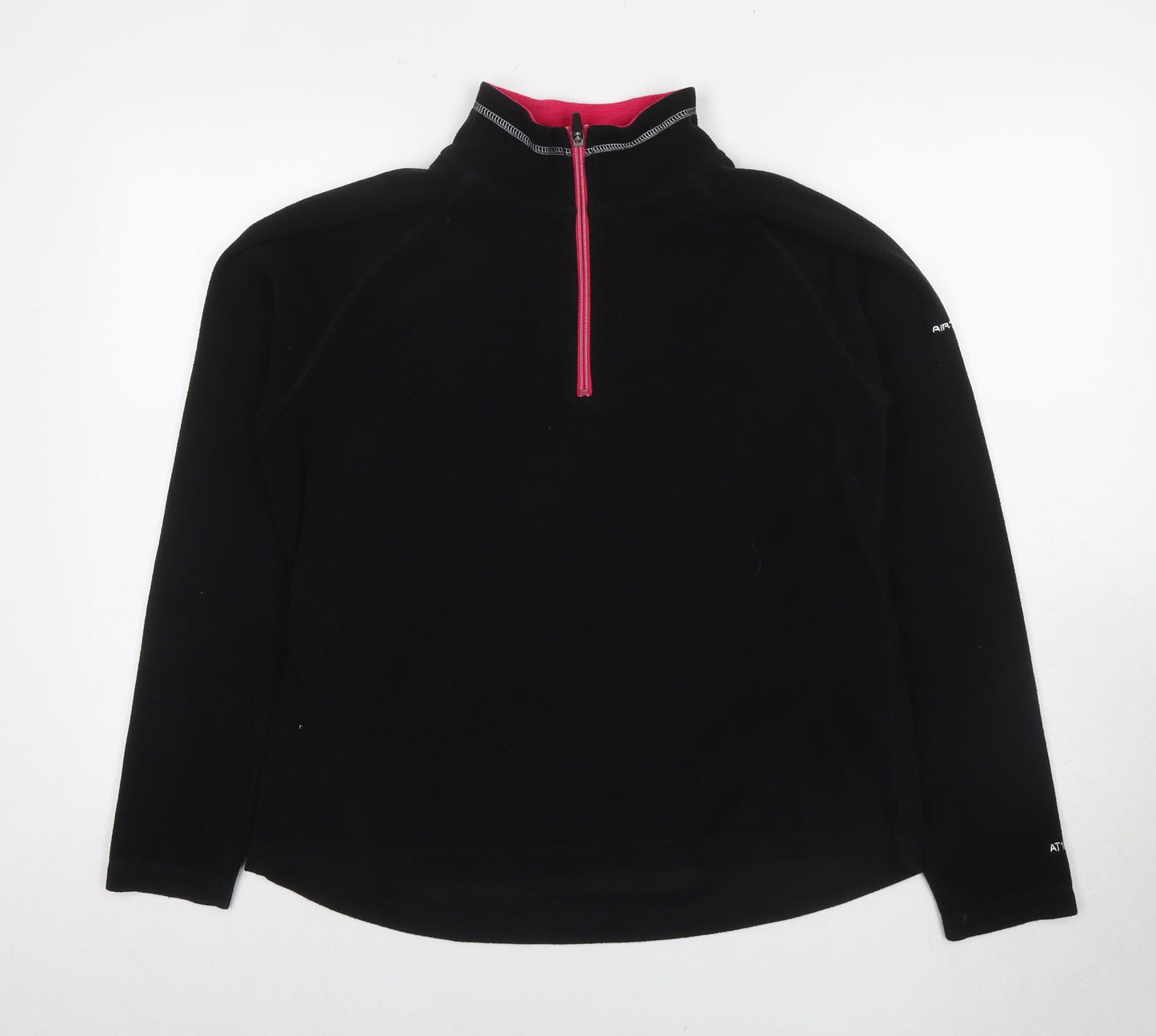 Trespass Unisex Black Fleece Pullover Sweatshirt XL