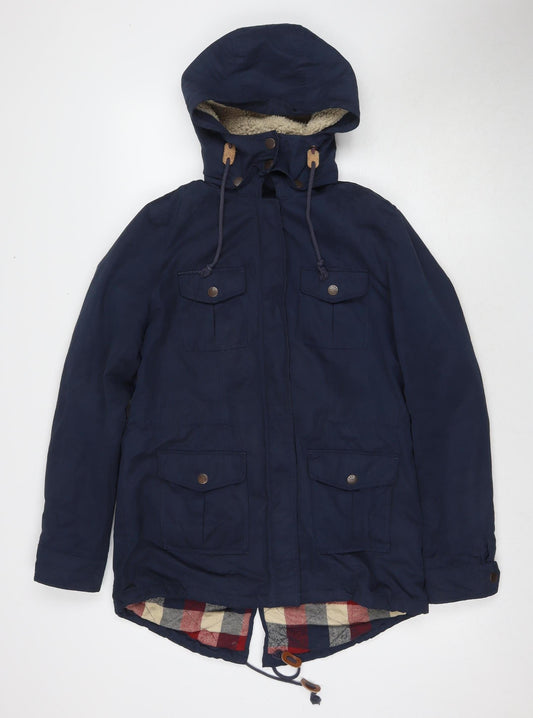 Fat Face Women's Navy Anorak Jacket Size 10