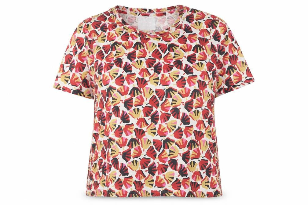Womens UK Size L Whistles Multicoloured Cotton T-Shirt