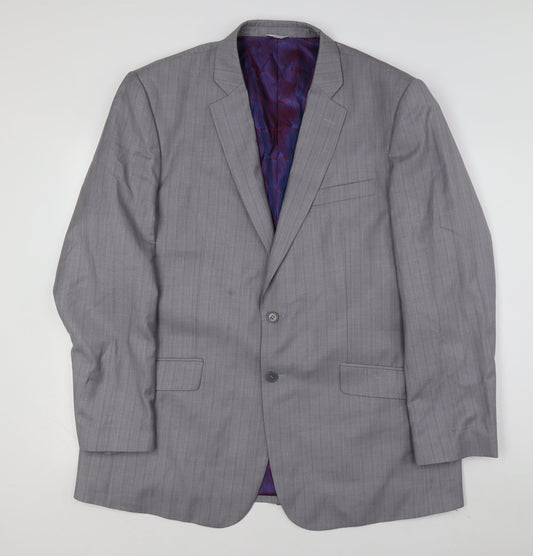 Daniel Christian Grey Men's Blazer, 46, Classic Formal Attire