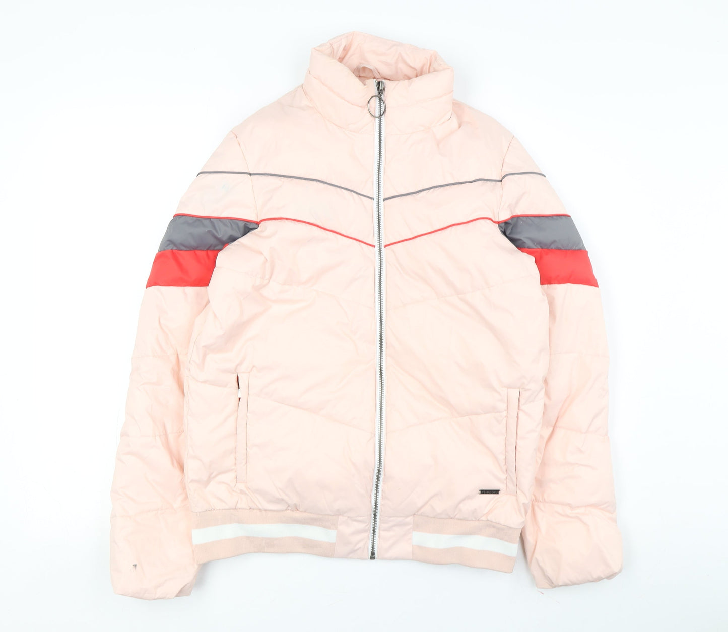 Peachy Betty Women's Pink Puffer Jacket, Size S