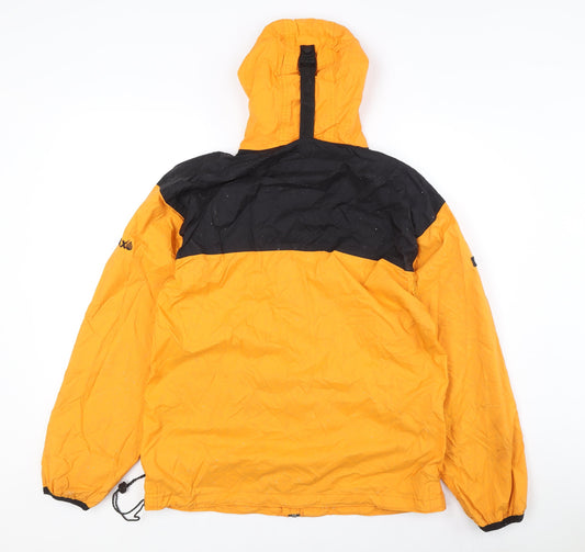 TOG 24 Men's Orange Anorak Rain Coat Hooded Size S