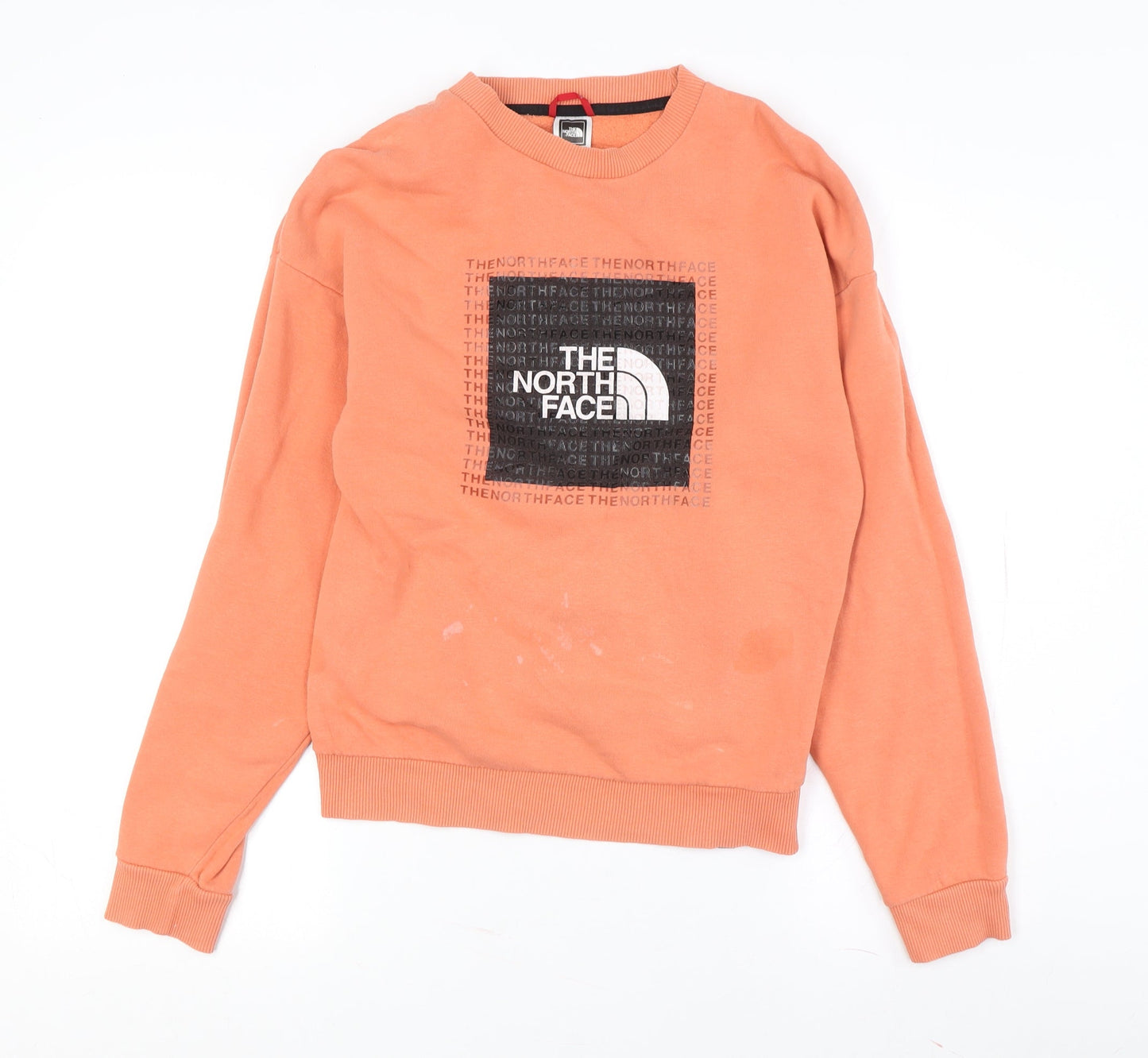 The North Face Women's Orange Sweatshirt, Size M