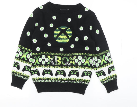 Xbox Boys' Black Gaming Pullover Jumper - Size 2-3 Years
