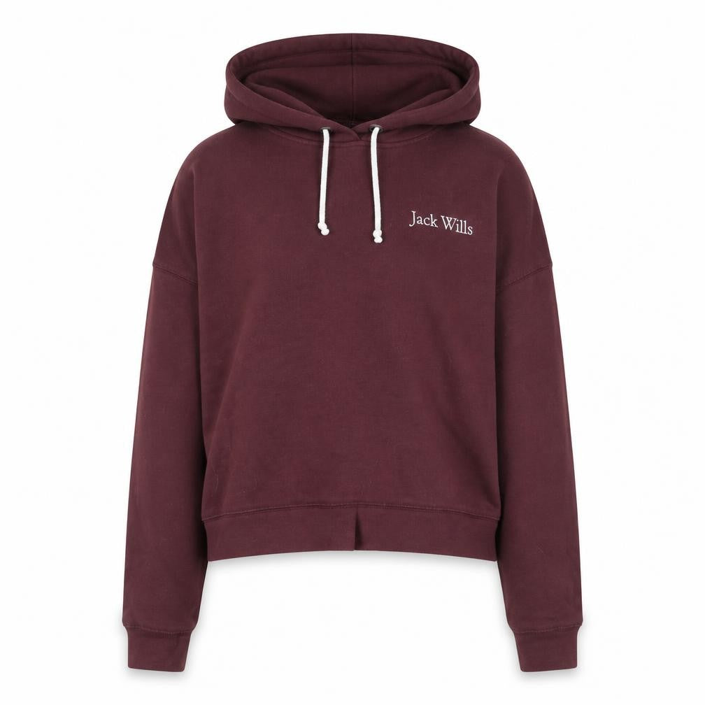 Womens UK 8 Regular Jack Wills Red Pullover Hoodie
