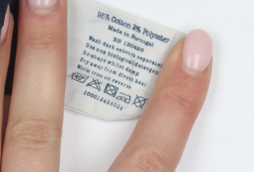 Jack Wills Men's Blue Crew Neck T-Shirt Medium