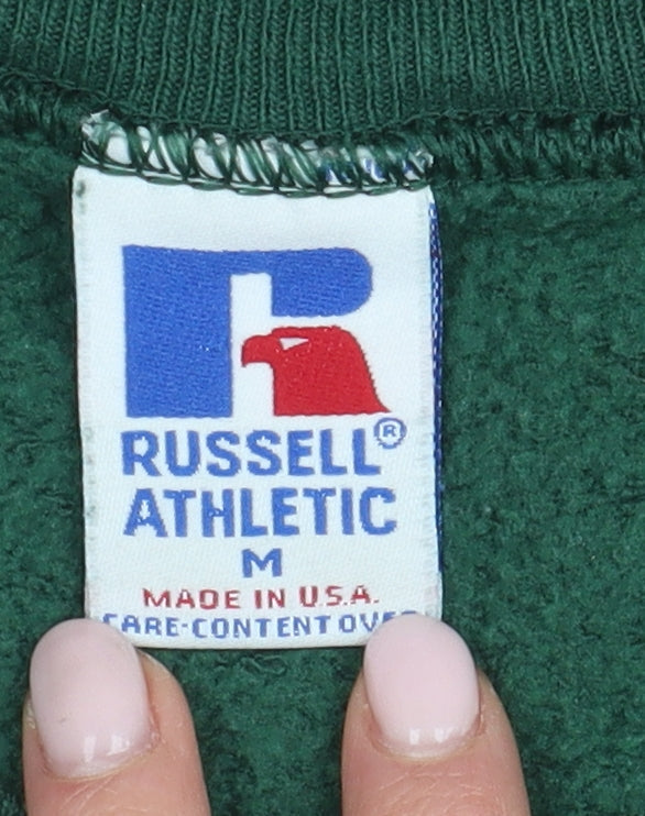 Russell Athletic Green Army Sweatshirt M