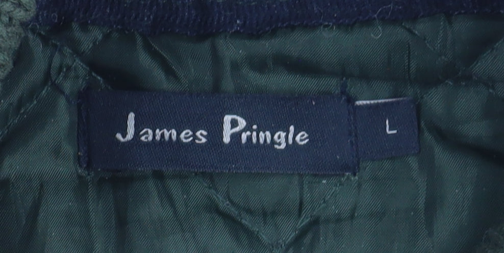 James Pringle Men's Green Bomber Jacket L
