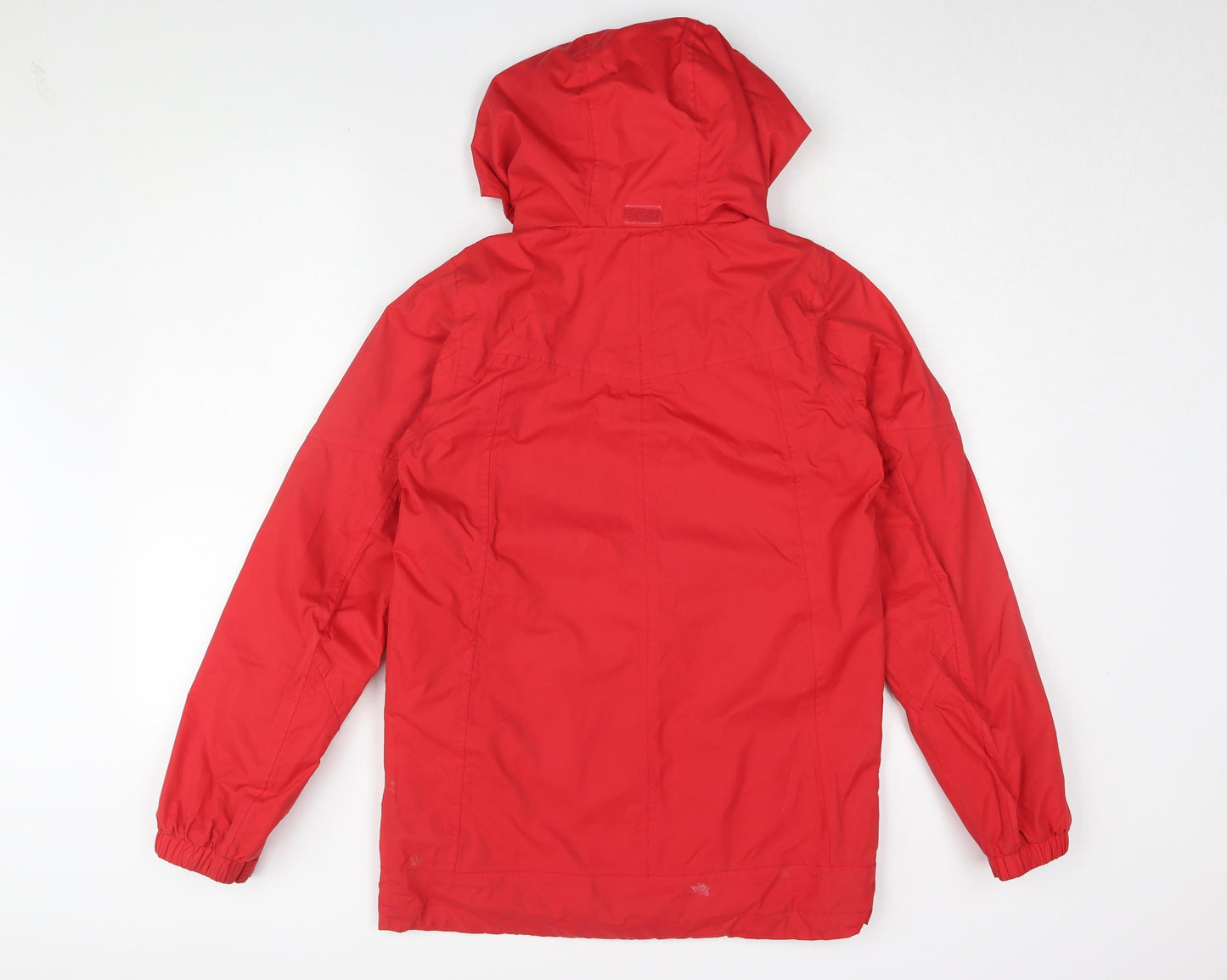 Peter Storm Boys Red Parka Jacket, Size 13, Hooded Waterproof
