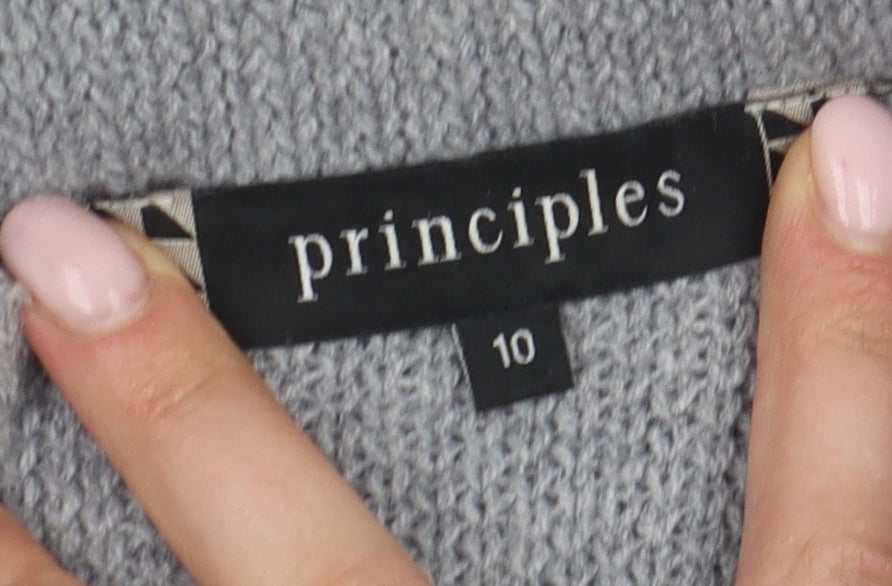 Principles Women's Grey Cardigan Size 10