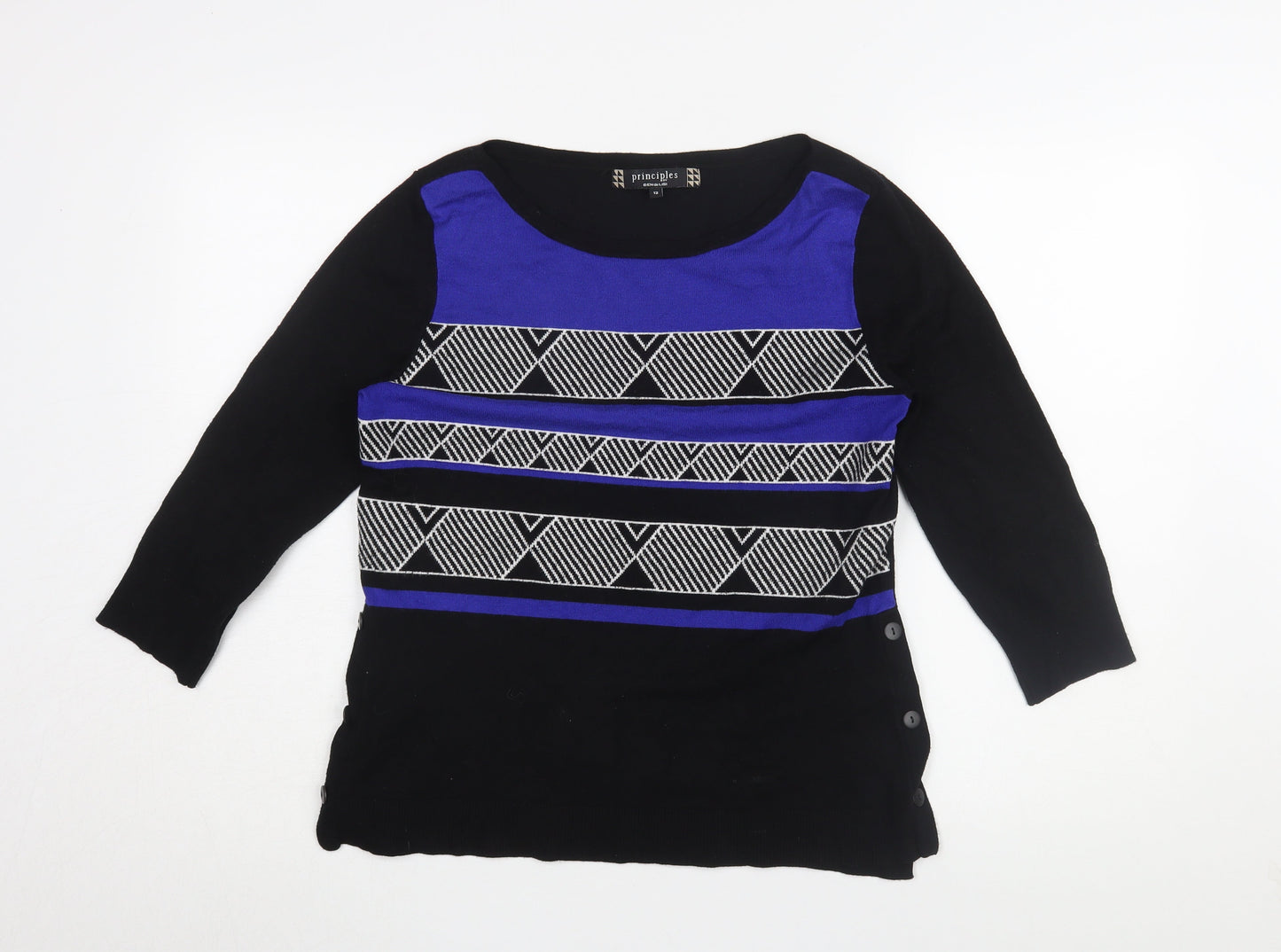 Principles Women's Black Pullover Jumper Size 12