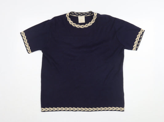 Eastex Women’s Blue T-Shirt, Medium, Short Sleeve