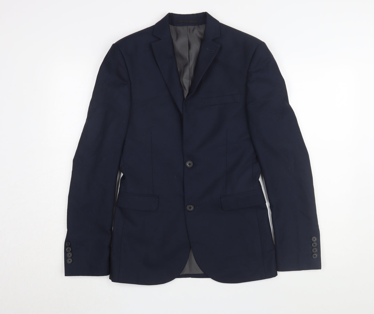 Next Men's Blue Blazer 34 Regular Fit Formal