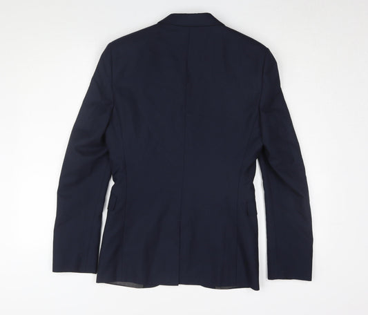Next Men's Blue Blazer 34 Regular Fit Formal